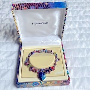 Alex & Ani glass bread bracelet